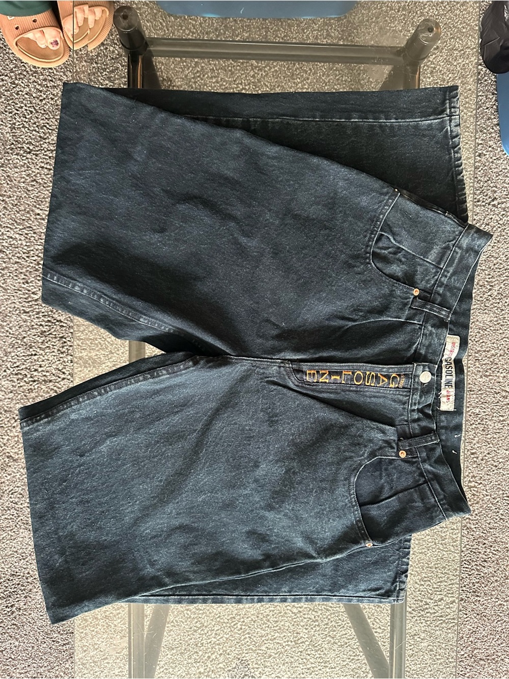 VTG 90s District Gasoline High Waisted Men’s Jeans Size 34